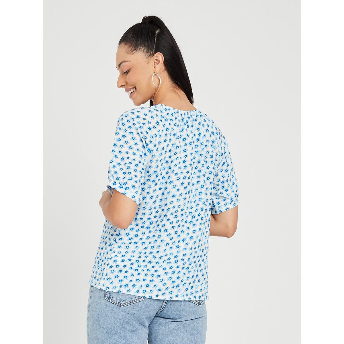بلوزة باكمام قصيرة-women-clothing-shirtsandblouses-blouses-image-5