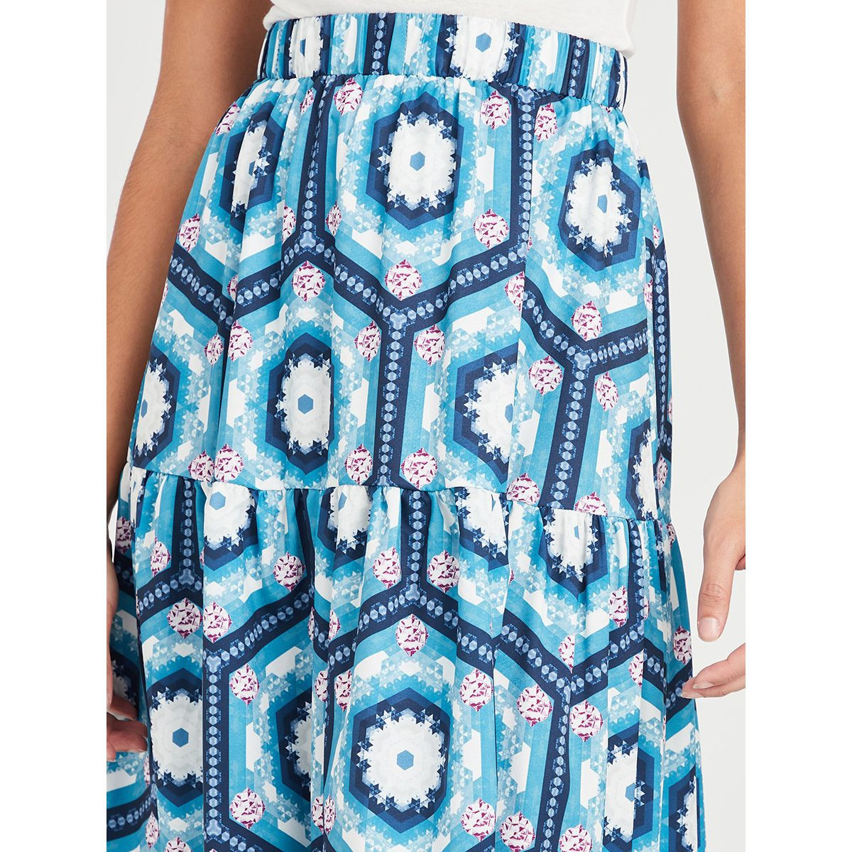 تنورة طويلة بخصر مطاطي من ستايلي-women-clothing-bottoms-skirts-image-3