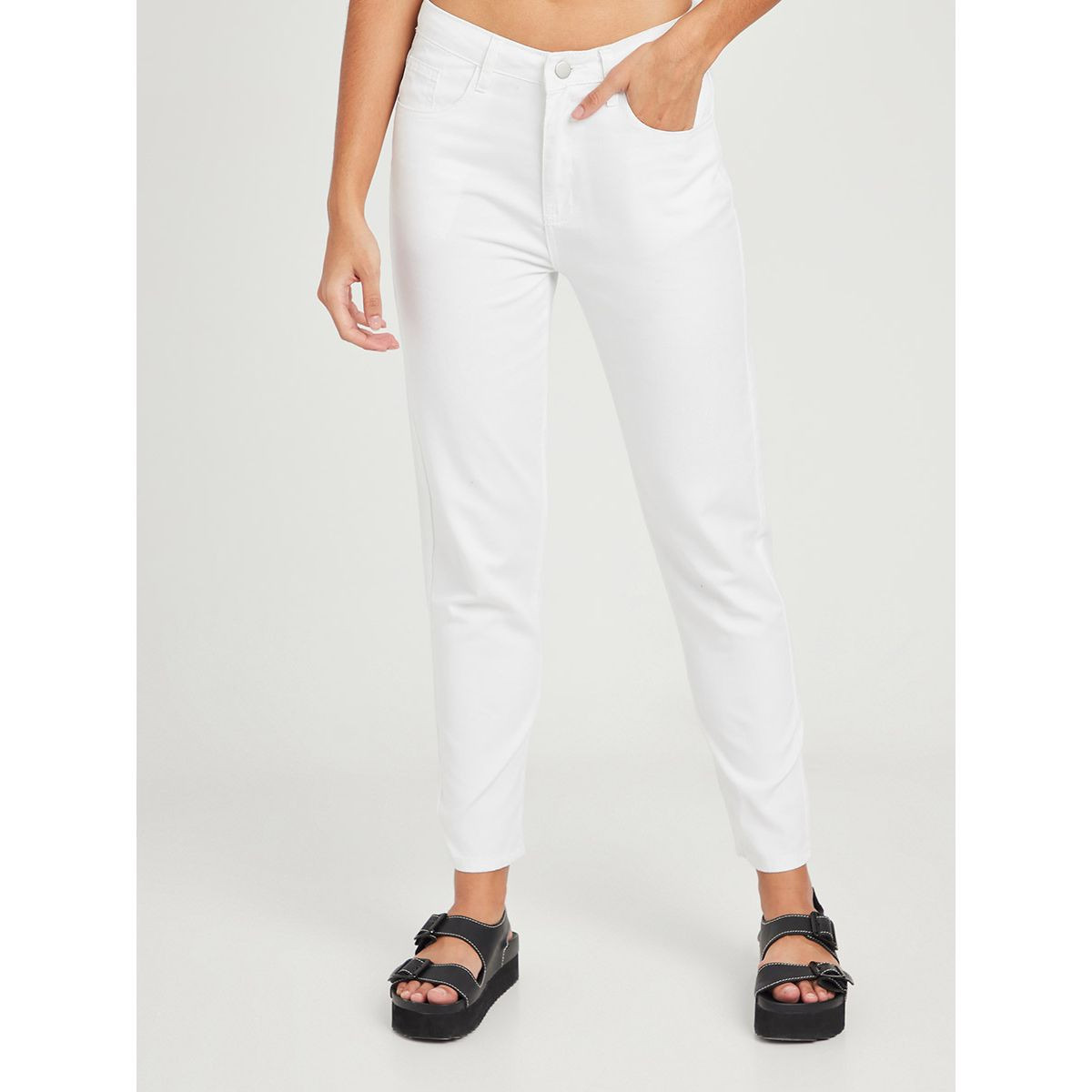 جينز بخصر عالي من ستايلي-women-clothing-bottoms-jeans-image-1