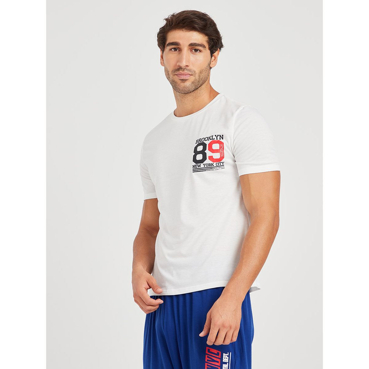 Styli Brooklyn 89 Short Sleeves T-shirt and Elastic Waistband Jogger Set-men-clothing-nightwear-sets-image-2