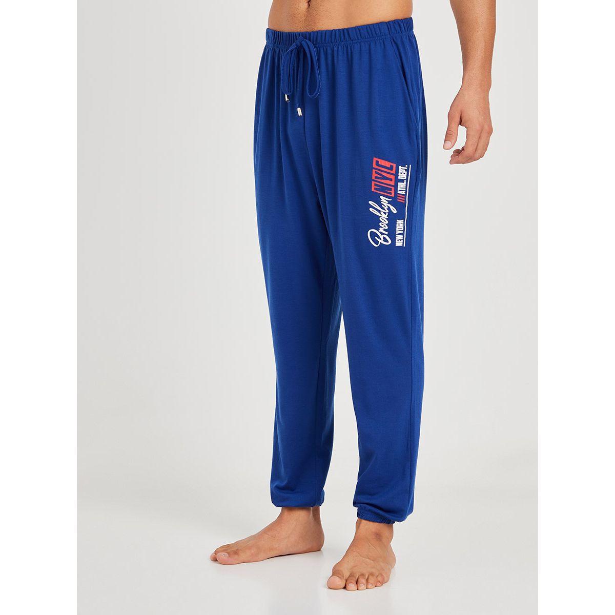 طقم من ( تيشيرت بأكمام قصيرة + جوغر بخصر مطاطي ) من ستايلي-men-clothing-nightwear-sets-image-5