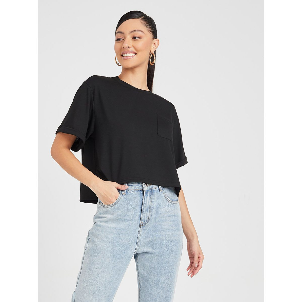 تيشيرت مزين بجيوب-women-clothing-tshirts-image-1