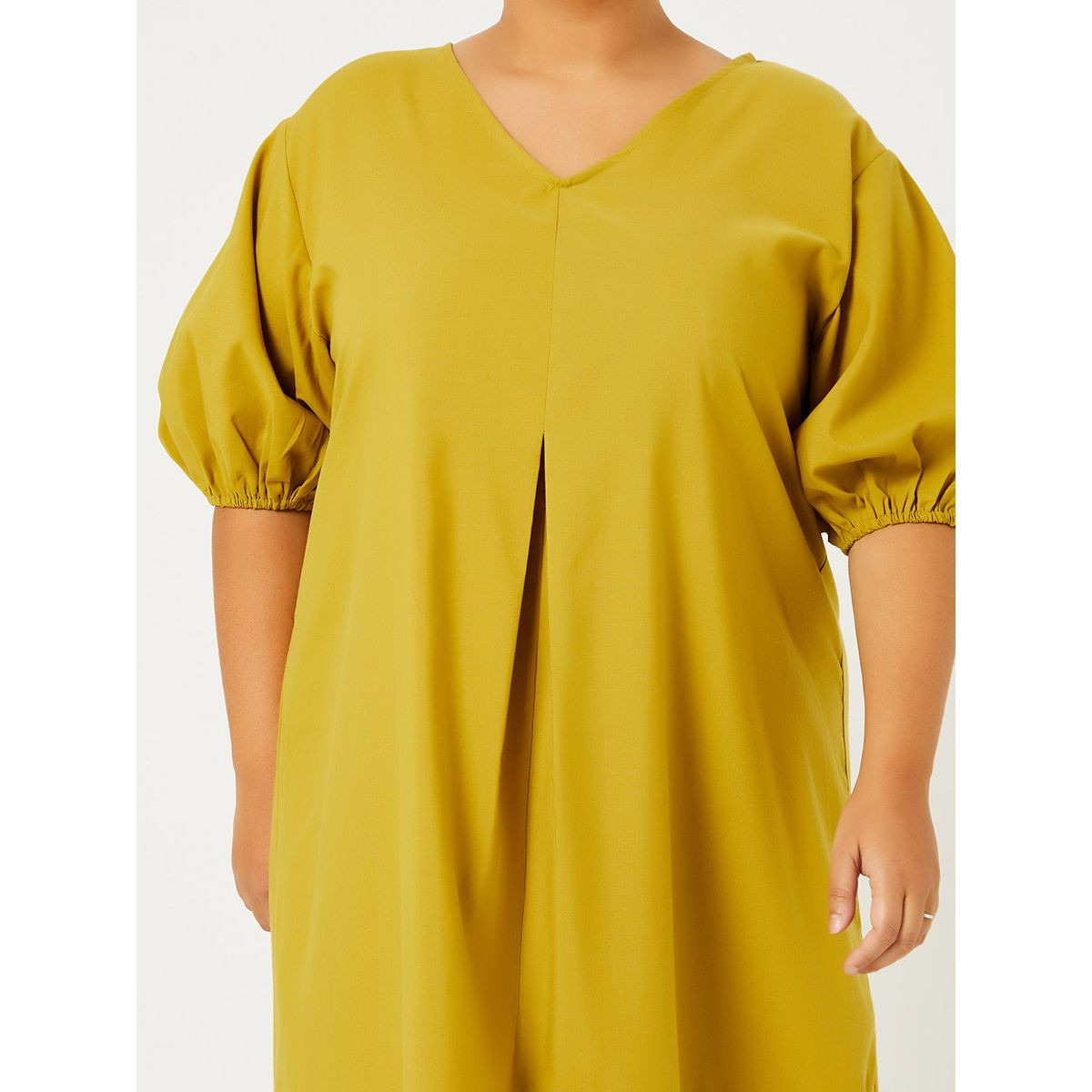 فستان ميدي باكمام منفوشة من ستايلي-women-clothing-dresses-image-3