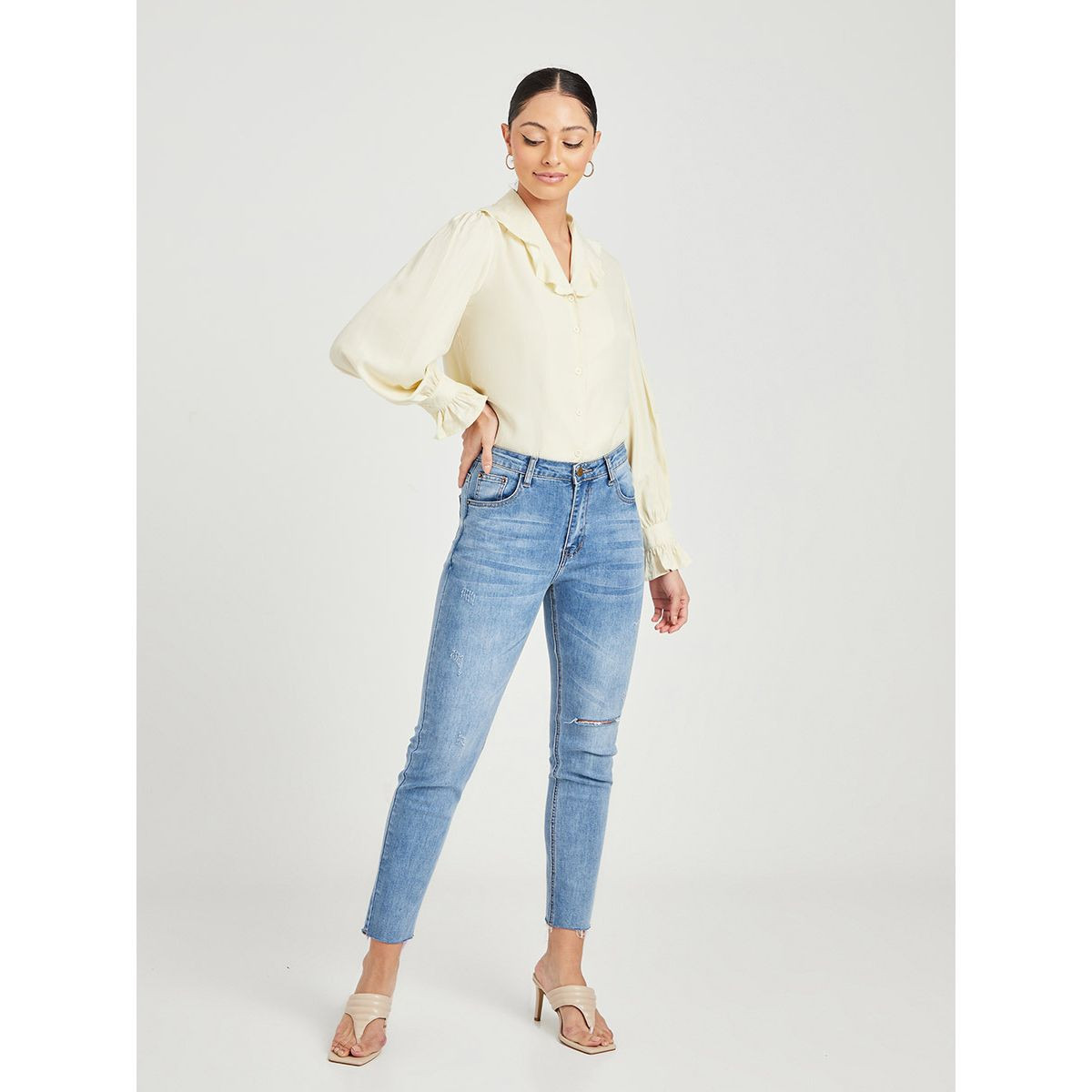 بلوزة باكمام طويلة من ستايلي-women-clothing-shirtsandblouses-blouses-image-2