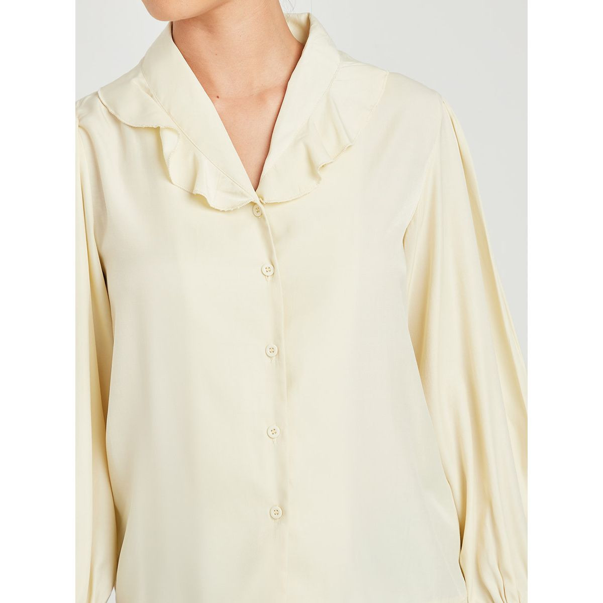 Styli Long Sleeves Ruffle Detail Top-women-clothing-shirtsandblouses-blouses-image-4