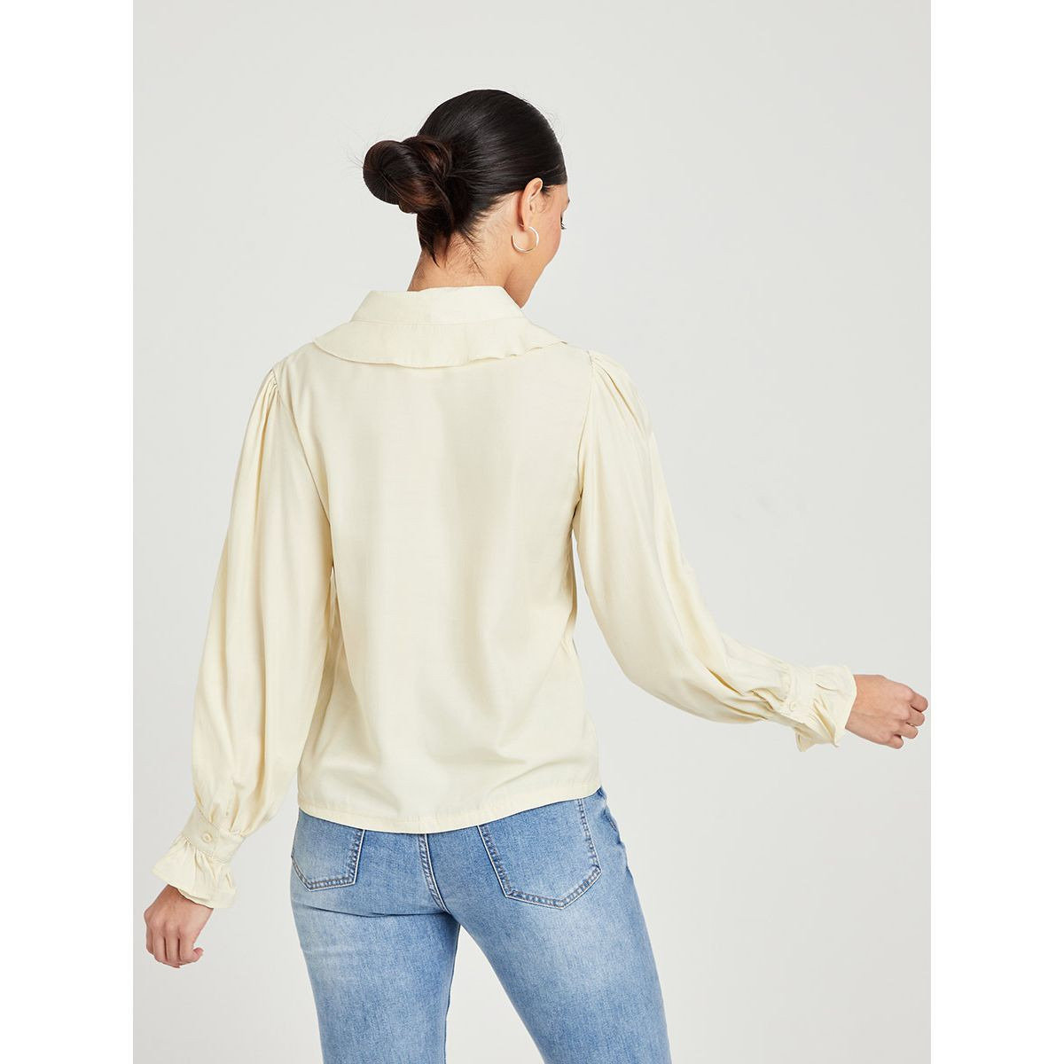 Styli Long Sleeves Ruffle Detail Top-women-clothing-shirtsandblouses-blouses-image-5
