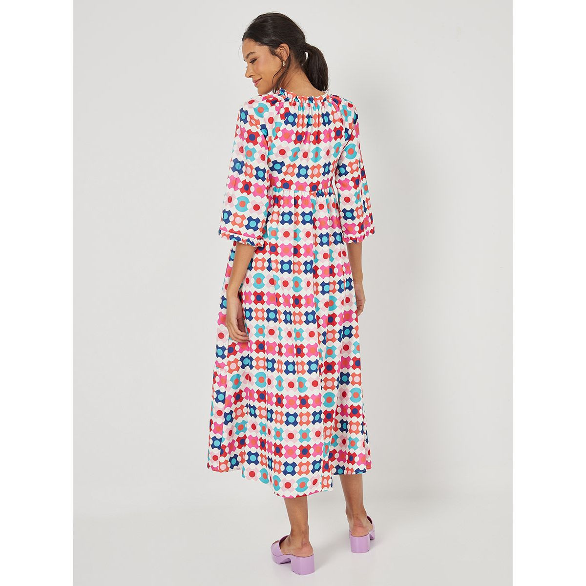 فستان ميدي مطبع بالكامل من ستايلي-women-clothing-dresses-image-4