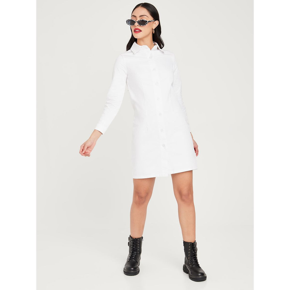 فستان قصير باكمام طويلة من ريد تايب-women-clothing-dresses-image-2