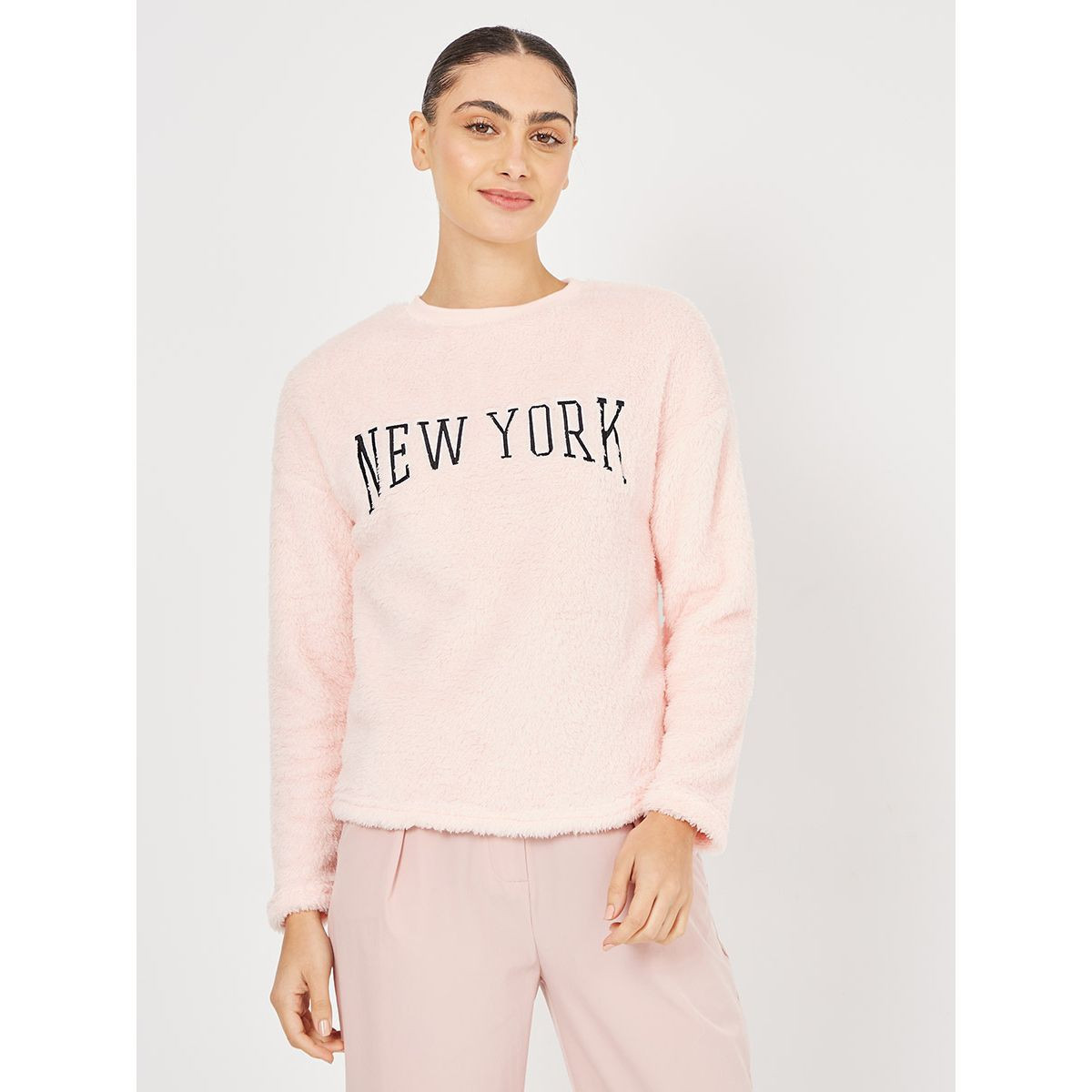 سويت شيرت باكمام طويلة من ستايلي-women-clothing-hoodiesandsweatshirts-sweatshirts-image-1
