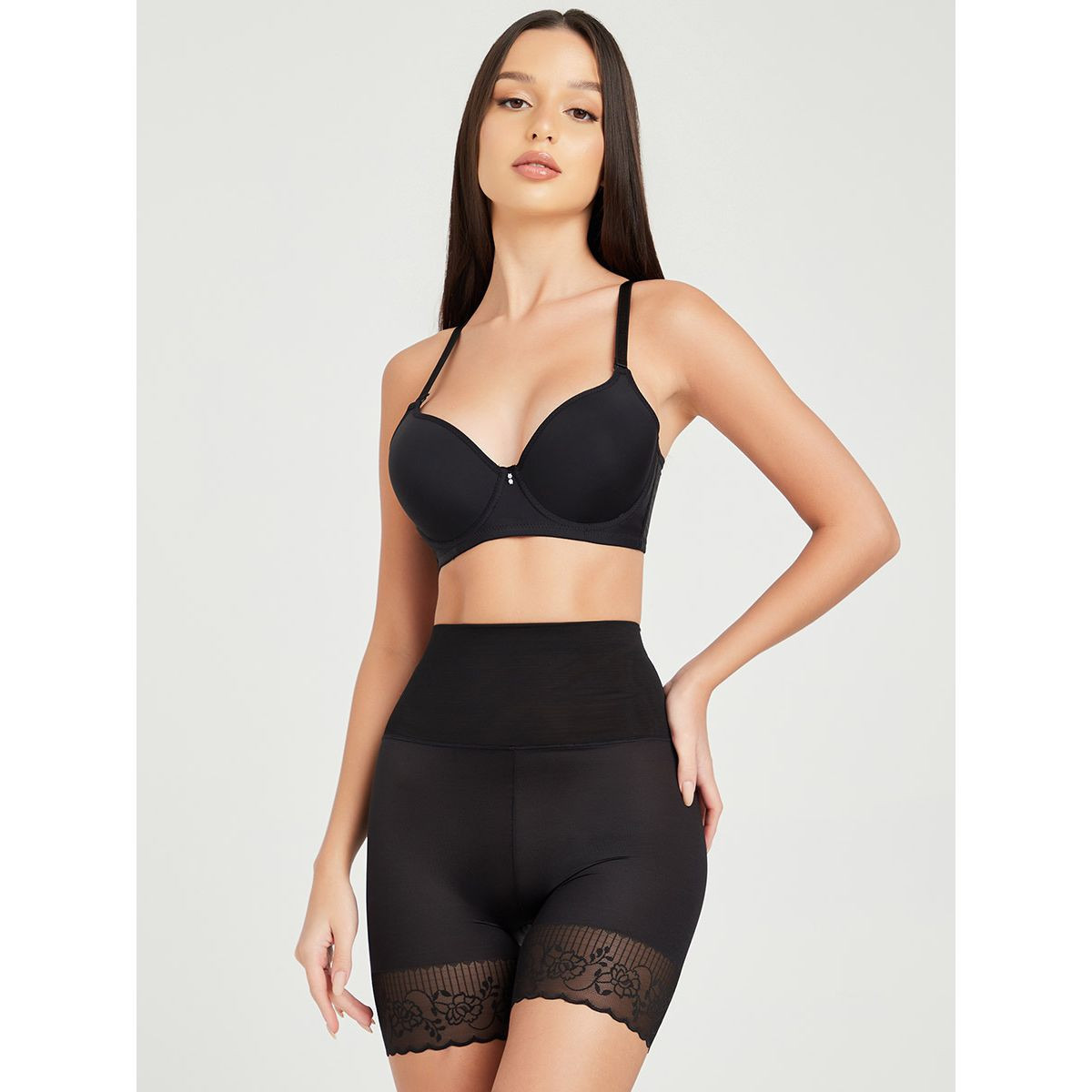 سروال داخلي مشد بتداخلات دانتيل من ستايلي-women-clothing-lingerie-shapewear-image-2