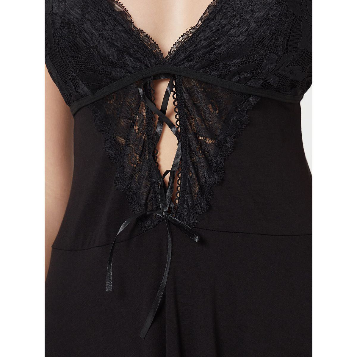 بيبي دول بتداخلات دانتيل من ستايلي-women-clothing-lingerie-babydollsandbodysuits-image-2