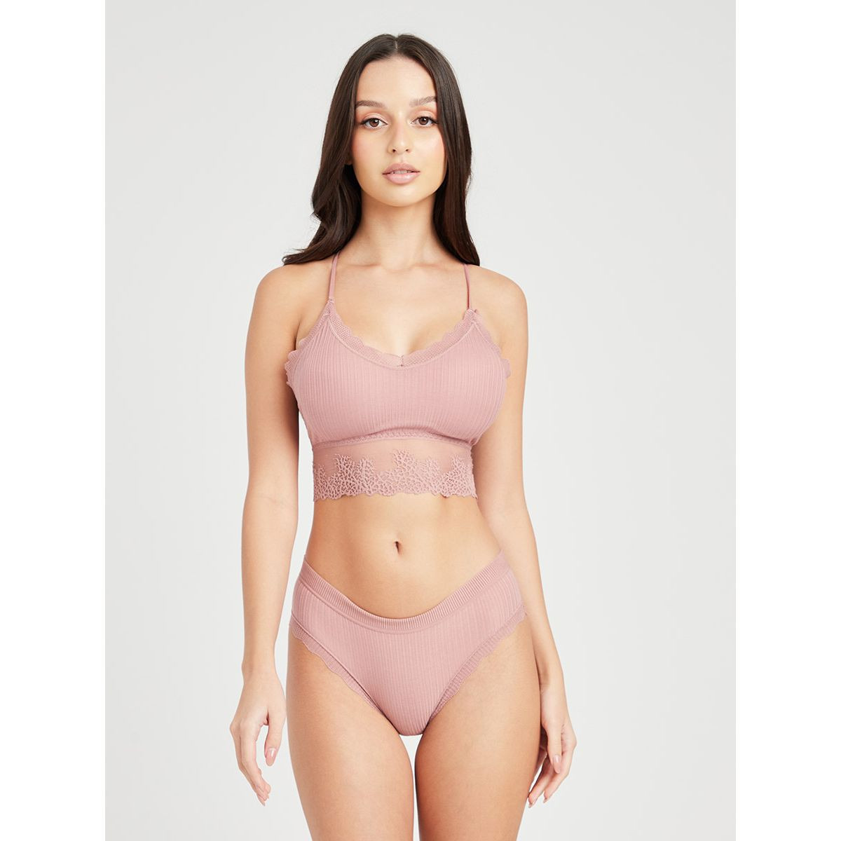 طقم من ( صدرية + سروال داخلي ) من ستايلي-women-clothing-lingerie-lingeriesets-image-1