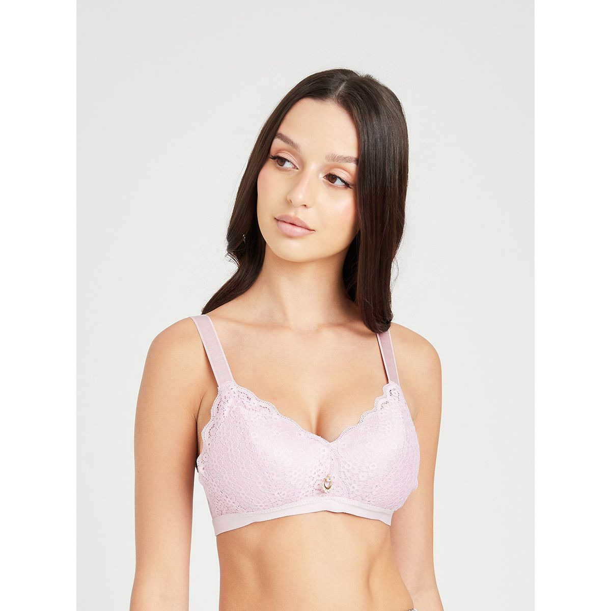 Styli Padded Non Wired All Lace Front Trinket Bralette-women-clothing-lingerie-bras-image-1