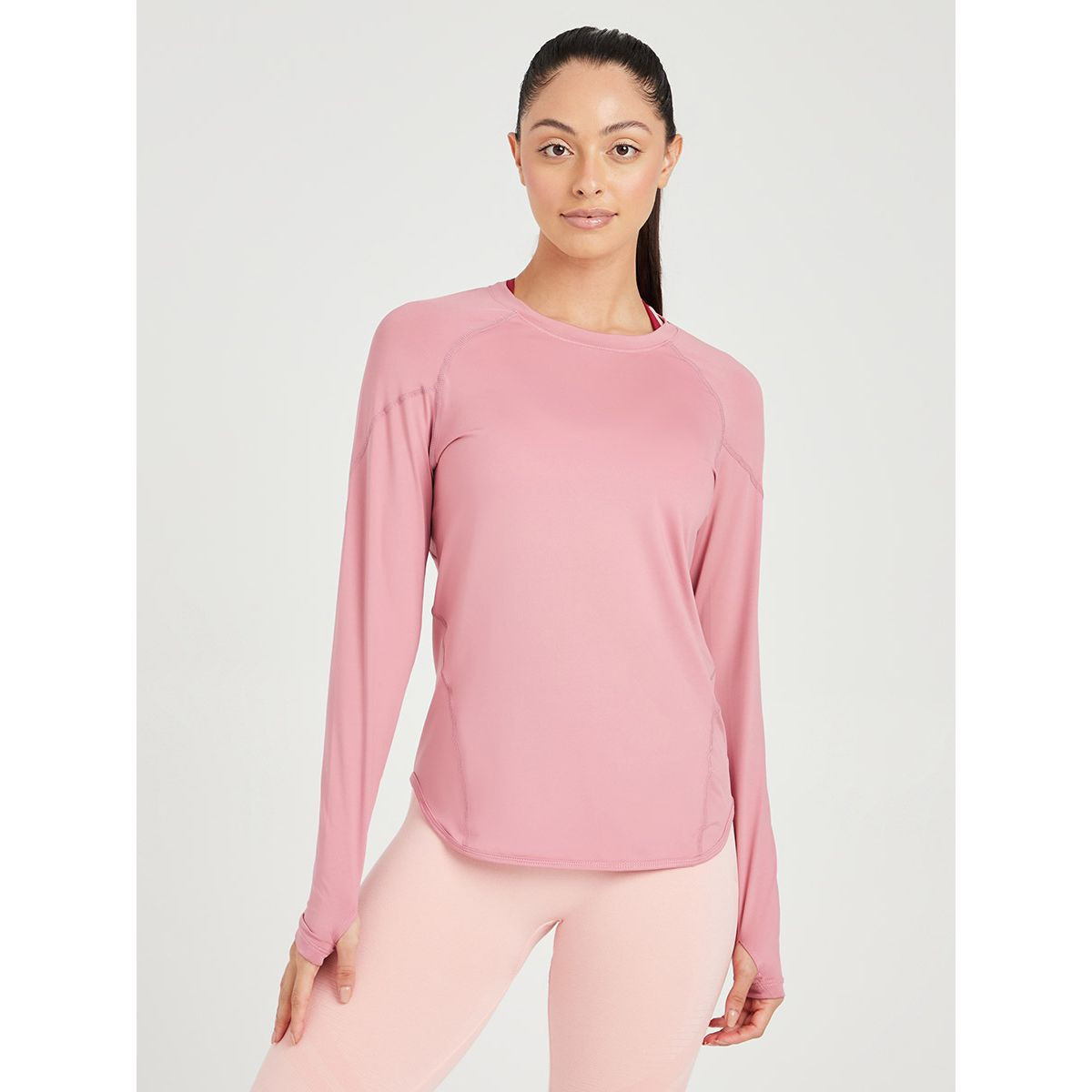 بلوزة رياضية باكمام طويلة من ستايلي-sports-women-clothing-tshirtsandvests-image-1
