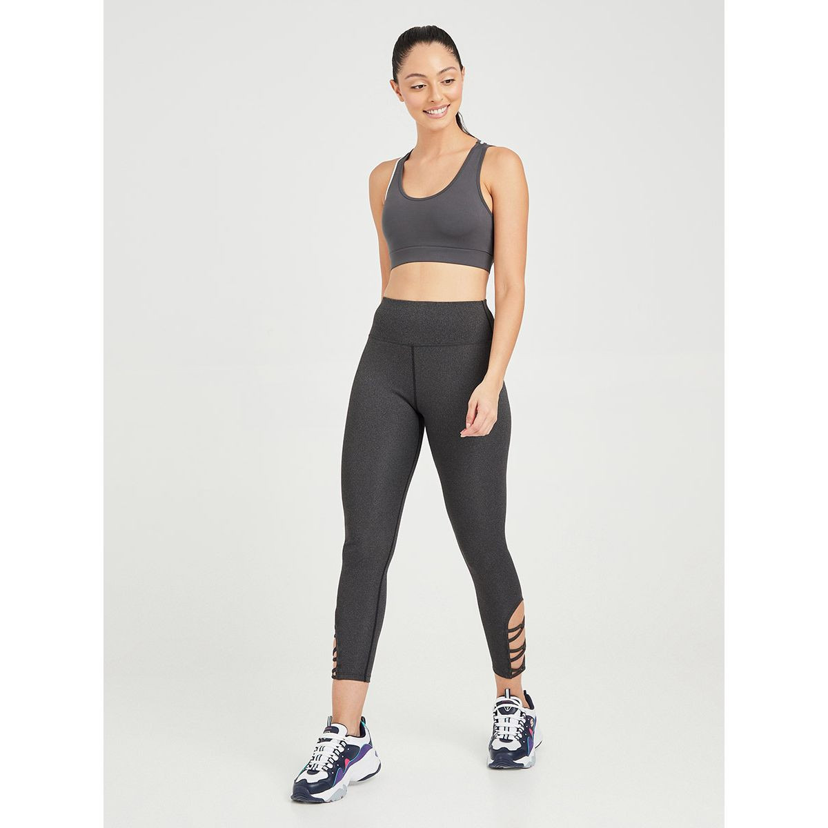 Lattice Ankle Detail Active Leggings-women-clothing-sportswearandactivewear-bottoms-image-2