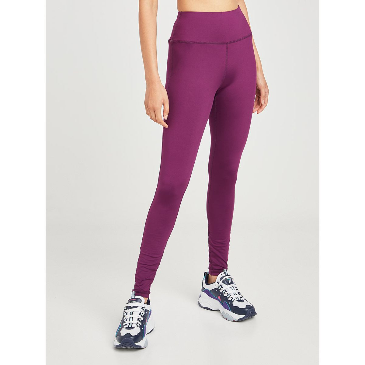 Pack of 2 - Solid Active Leggings-women-clothing-sportswearandactivewear-bottoms-image-2