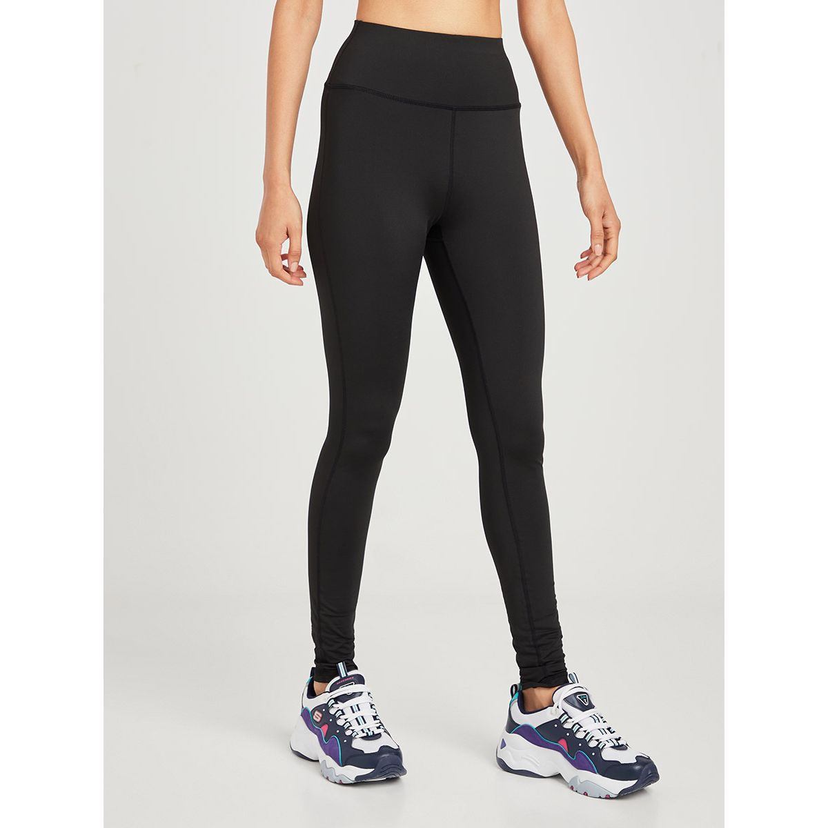 Pack of 2 - Solid Active Leggings-women-clothing-sportswearandactivewear-bottoms-image-2