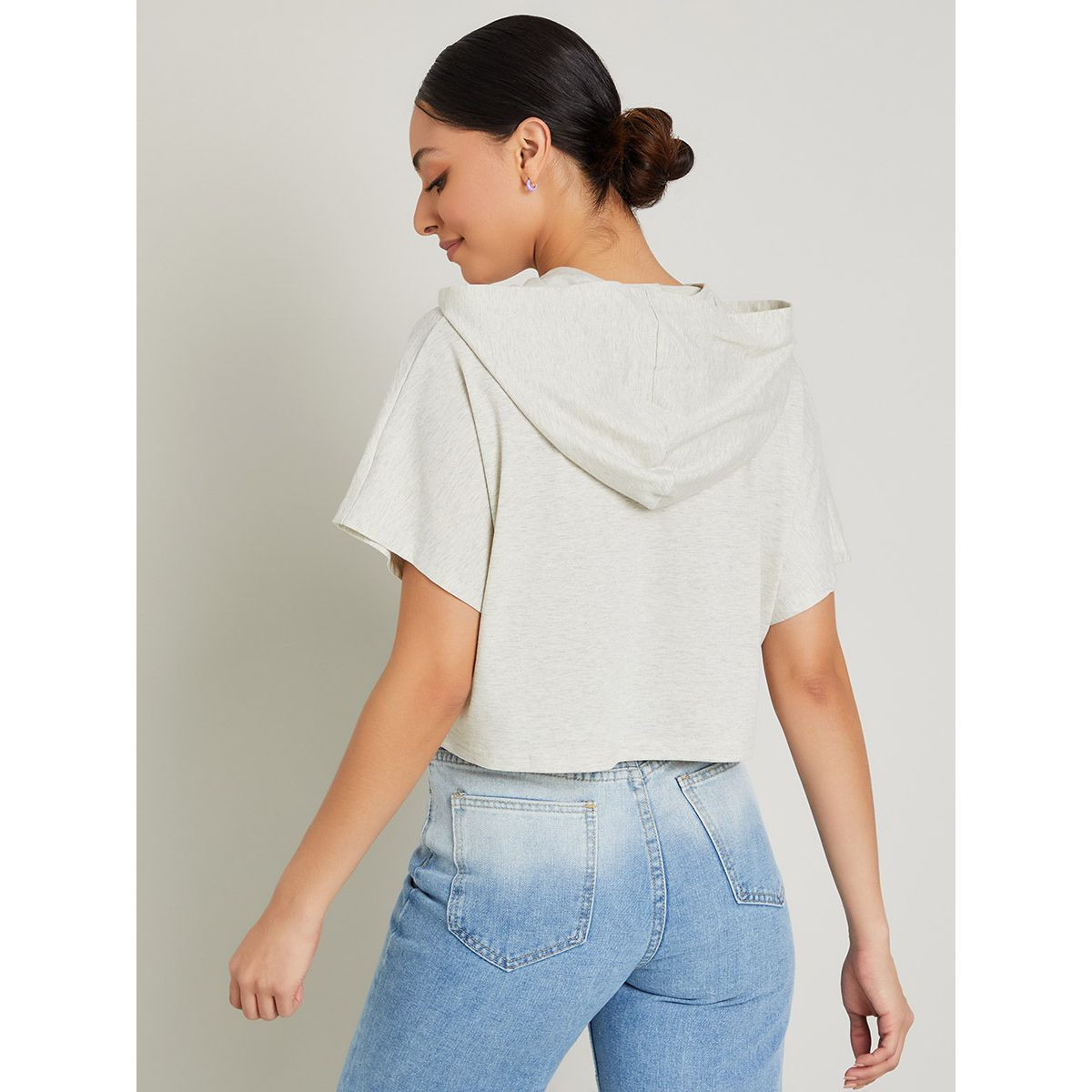 Styli Short Sleeves California Print Boxy Crop T-shirt with Hood-women-clothing-tshirts-image-4