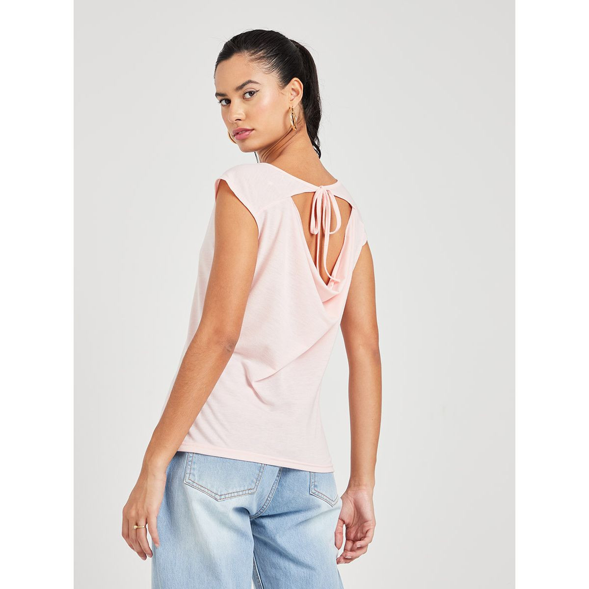 Styli Open Tie Back Yoga Active Top-sports-women-clothing-tshirtsandvests-image-5