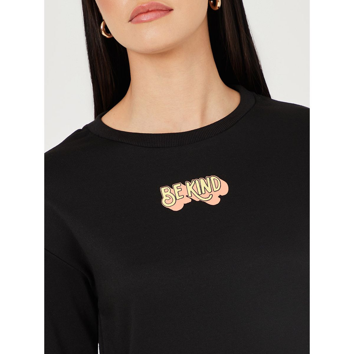 سويت شيرت بقصة عادية من ستايلي-women-clothing-hoodiesandsweatshirts-sweatshirts-image-4