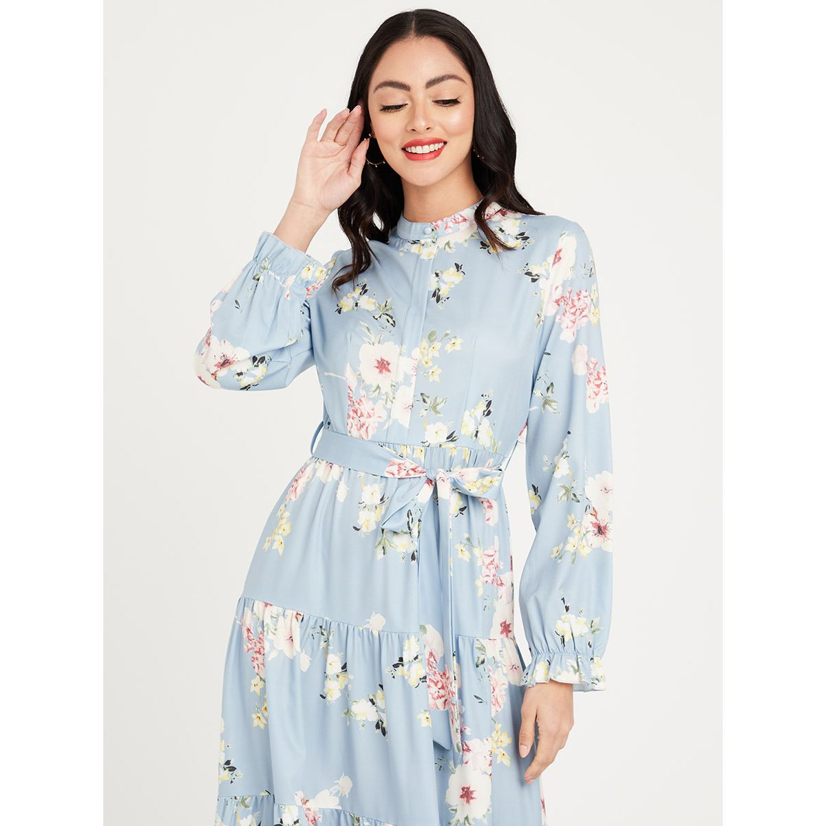 فستان طويل باكمام طويلة من ستايلي-women-clothing-dresses-image-2