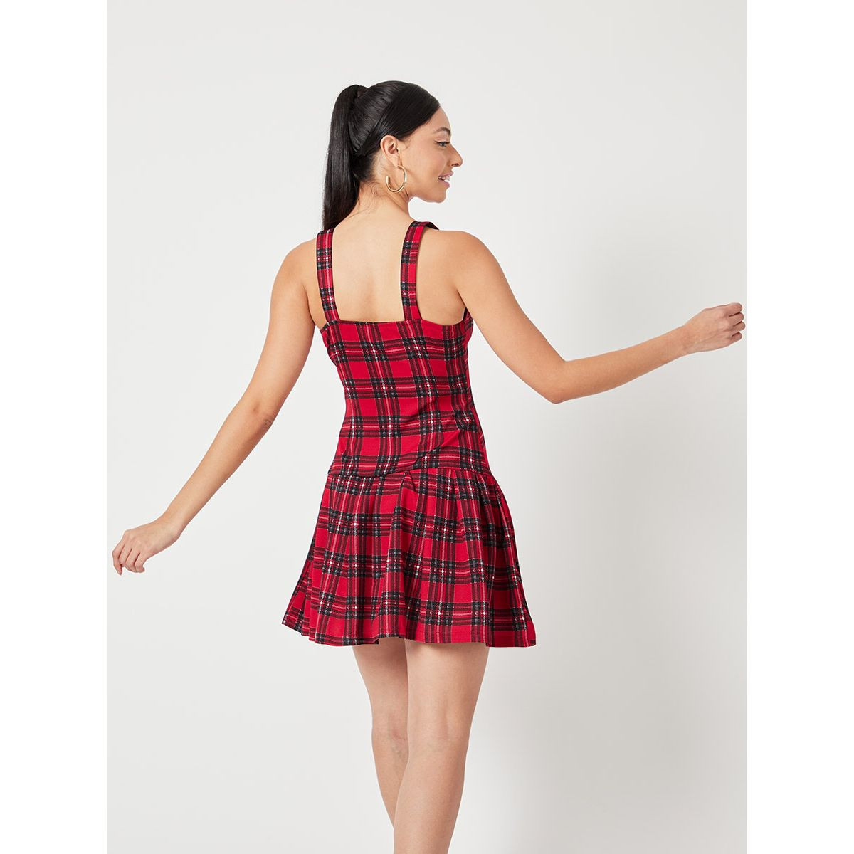 فستان قصير بلا اكمام من ستايلي-women-clothing-dresses-image-4