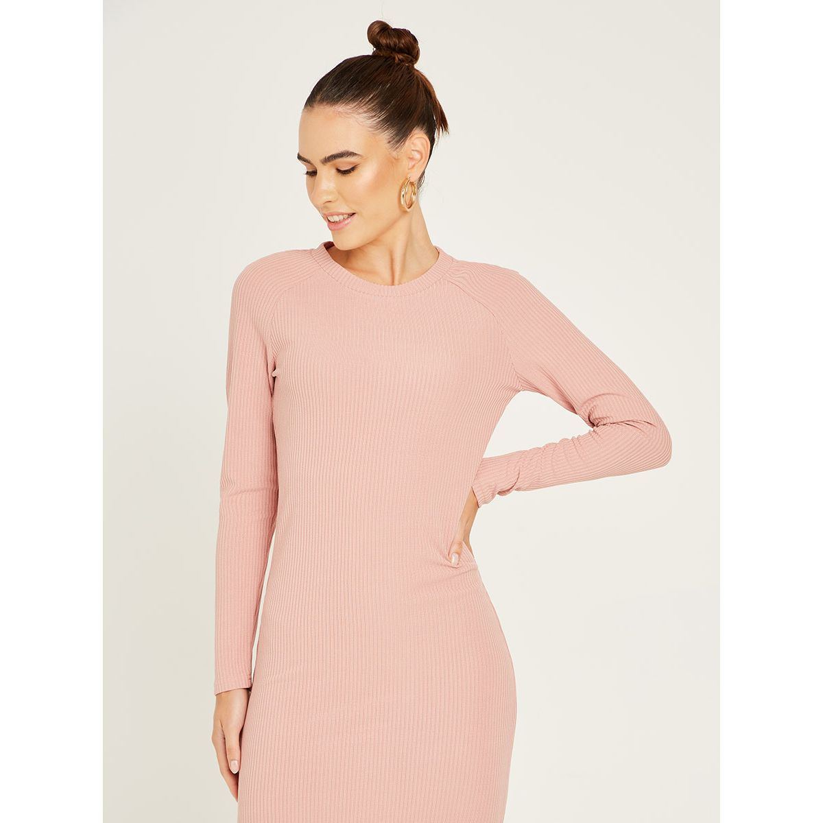 فستان طويل بياقة دائرية من ستايلي-women-clothing-dresses-image-2