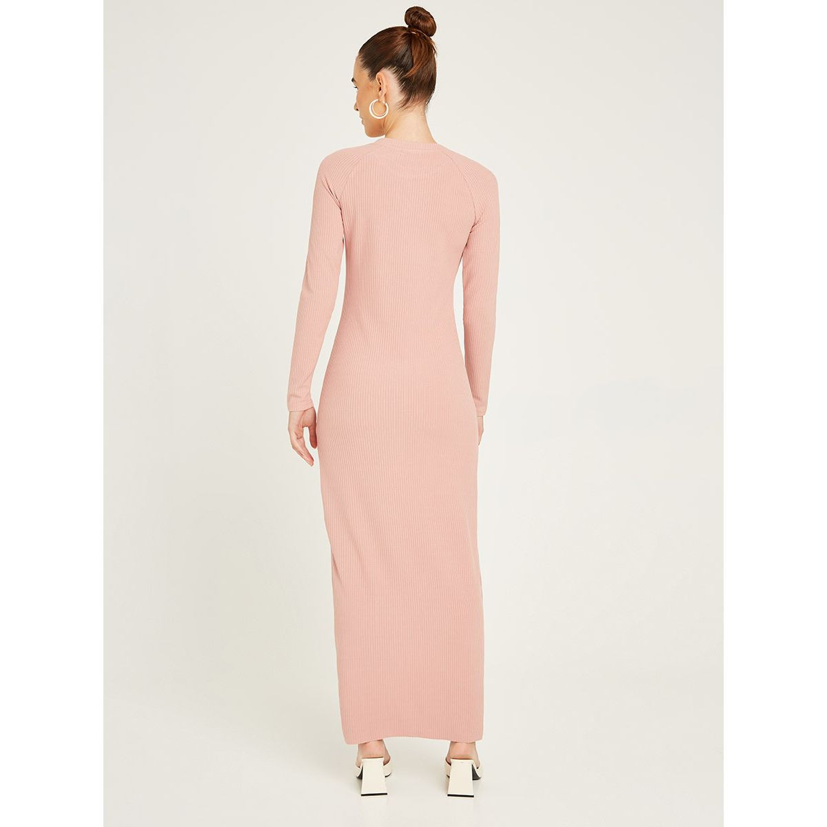فستان طويل بياقة دائرية من ستايلي-women-clothing-dresses-image-4
