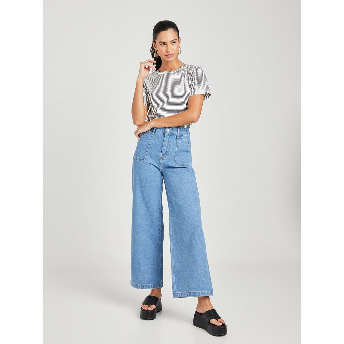 جينز بخصر عالي من ستايلي-women-clothing-bottoms-jeans-image-2