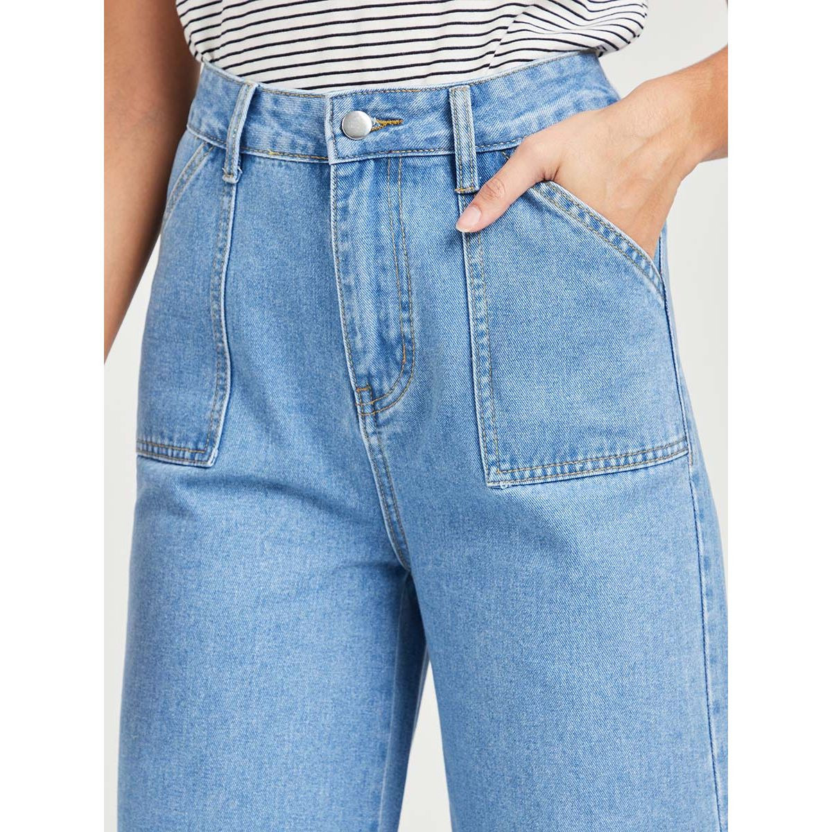 جينز بخصر عالي من ستايلي-women-clothing-bottoms-jeans-image-3