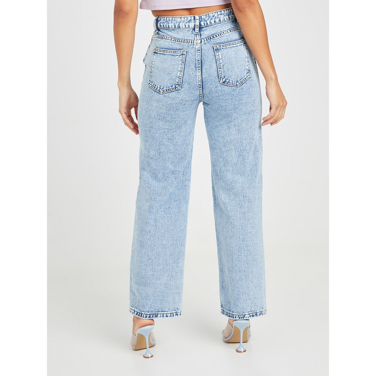 Styli High Waist Wide Leg Jeans with Chain Detail-women-clothing-bottoms-jeans-image-4