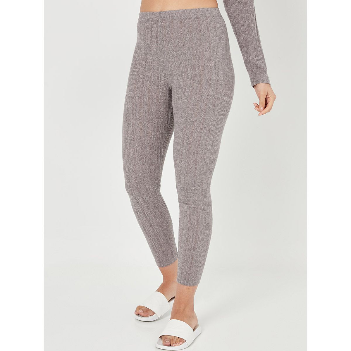 Styli Textured Wide Rib Hoodie and Leggings Lounge Set-women-clothing-nightwear-pyjamas-longsets-image-5
