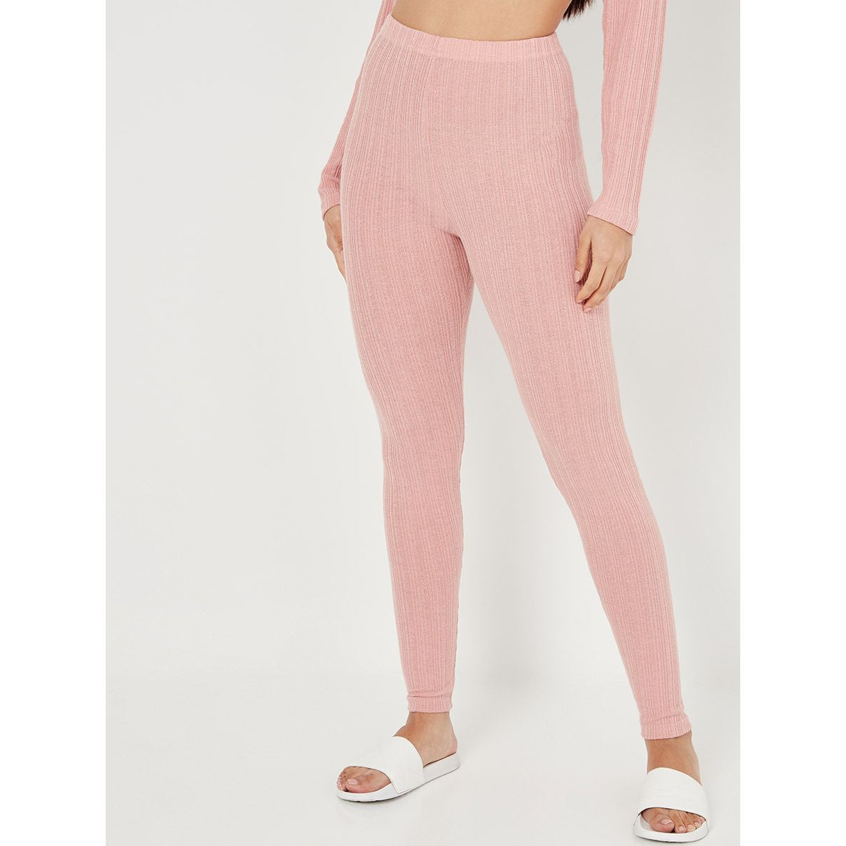 Styli Textured Wide Rib Hoodie and Leggings Lounge Set-women-clothing-nightwear-pyjamas-longsets-image-4