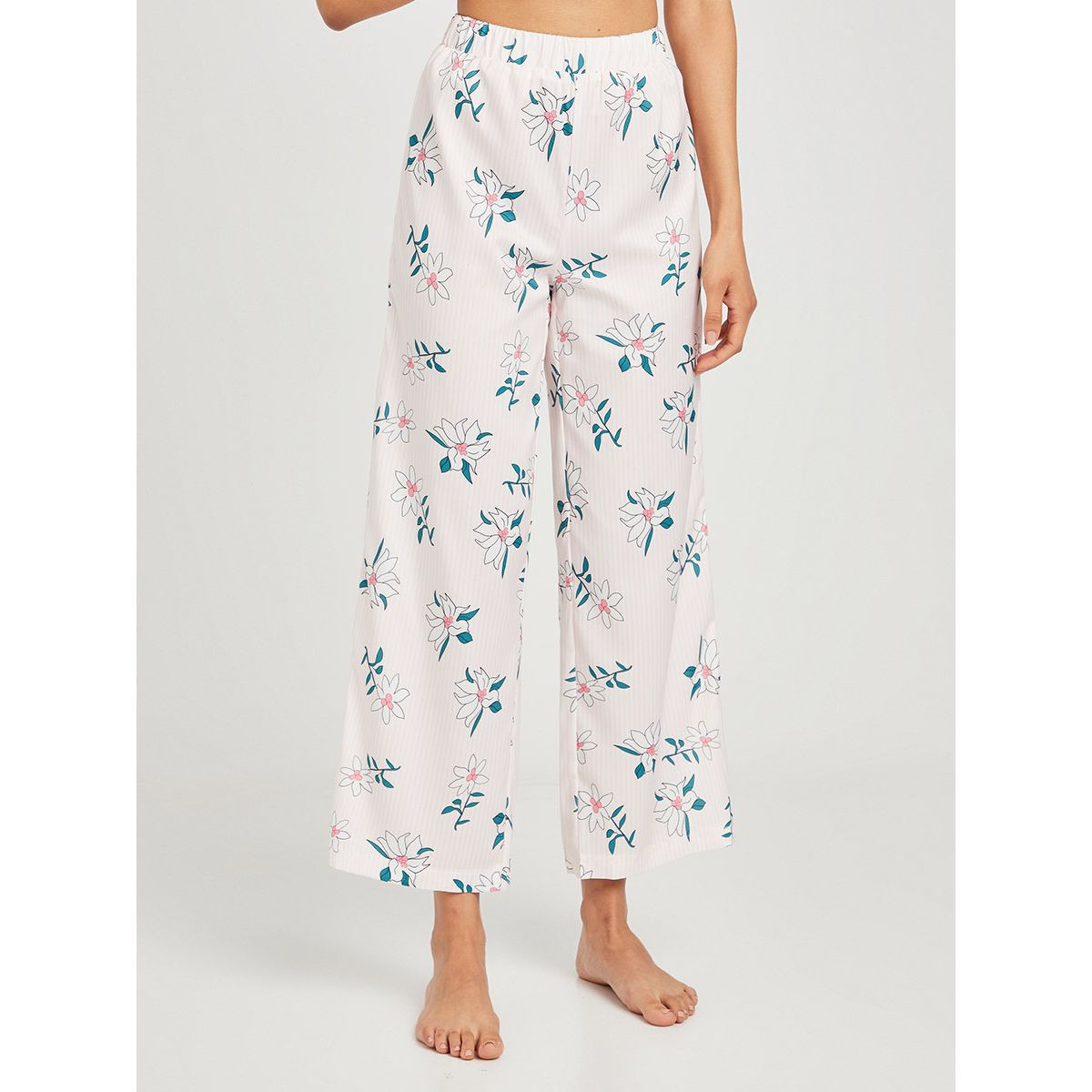 Styli Pack of 3 - Floral Cami Trouser and Robe Set-women-clothing-nightwear-pyjamas-longsets-image-8