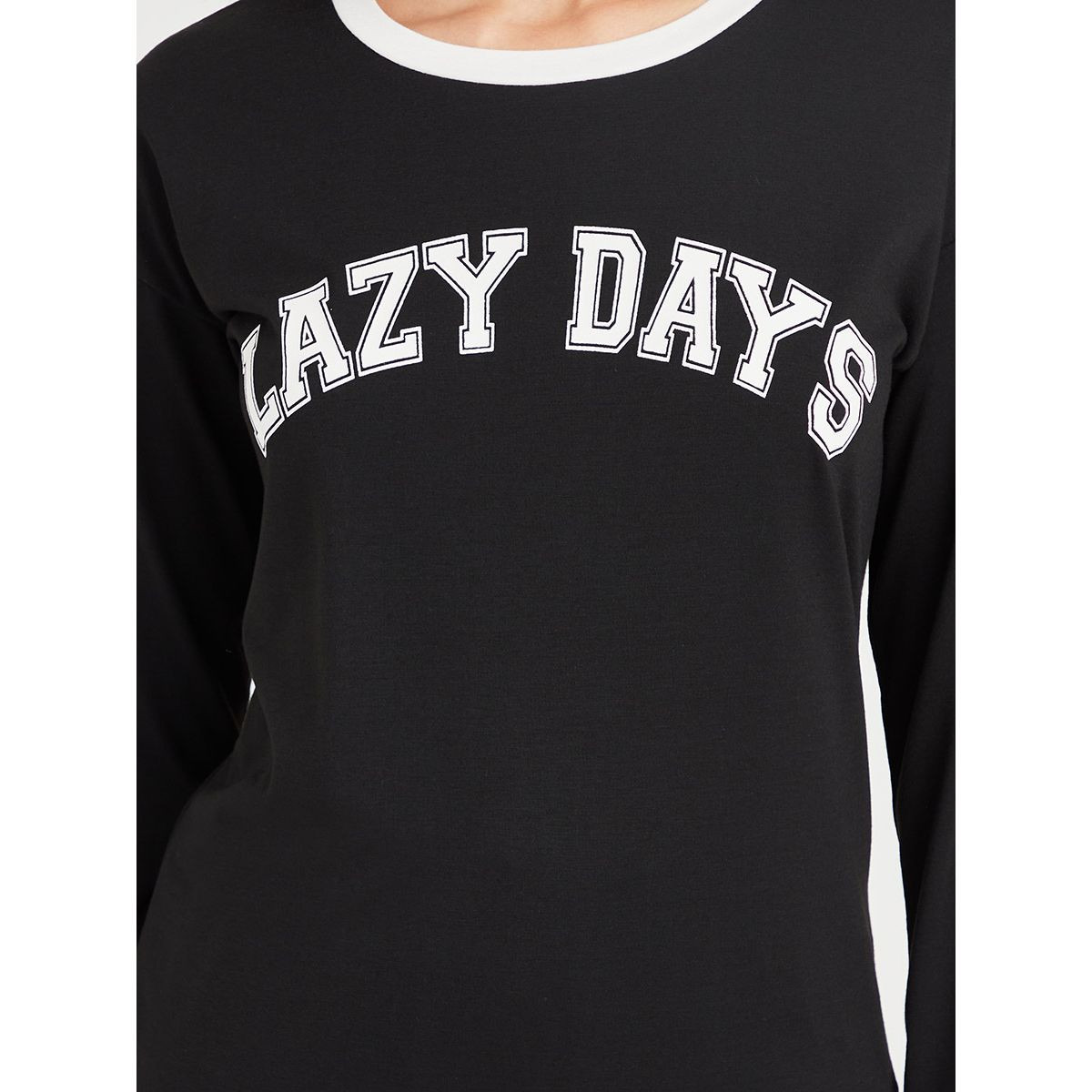 طقم بيجاما من ( تيشيرت + بنطال ) من ستايلي-women-clothing-nightwear-pyjamas-longsets-image-3