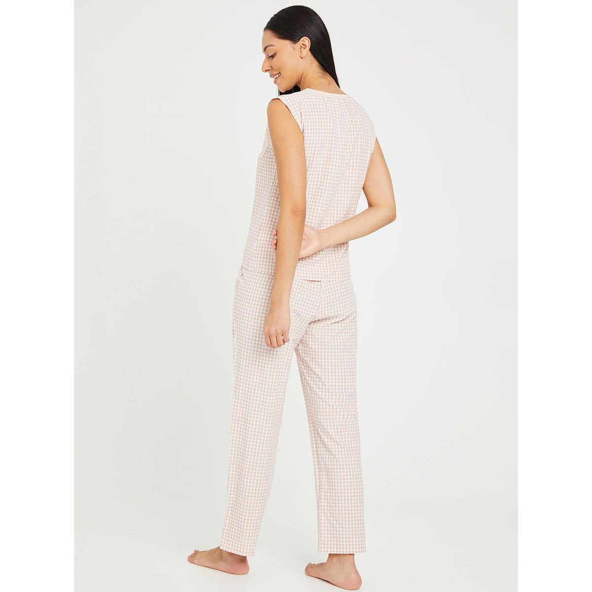 طقم من 3 ( بلوزة + بنطال + روب ) من ستايلي-women-clothing-nightwear-pyjamas-longsets-image-6
