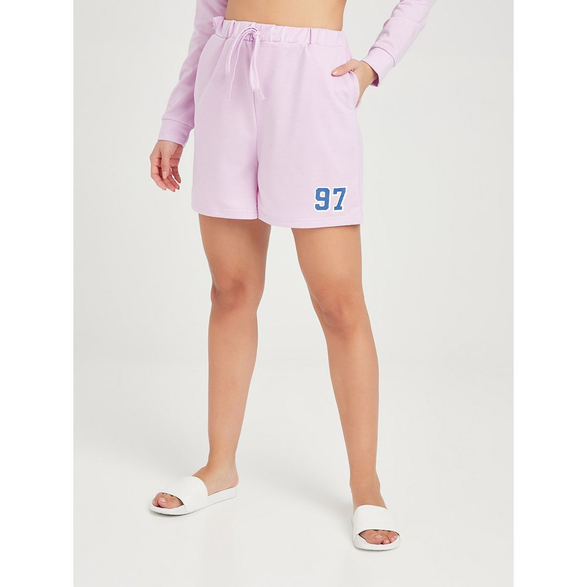 طقم من ( سويت شيرت + شورت ) من ستايلي-women-clothing-nightwear-pyjamas-longsets-image-6