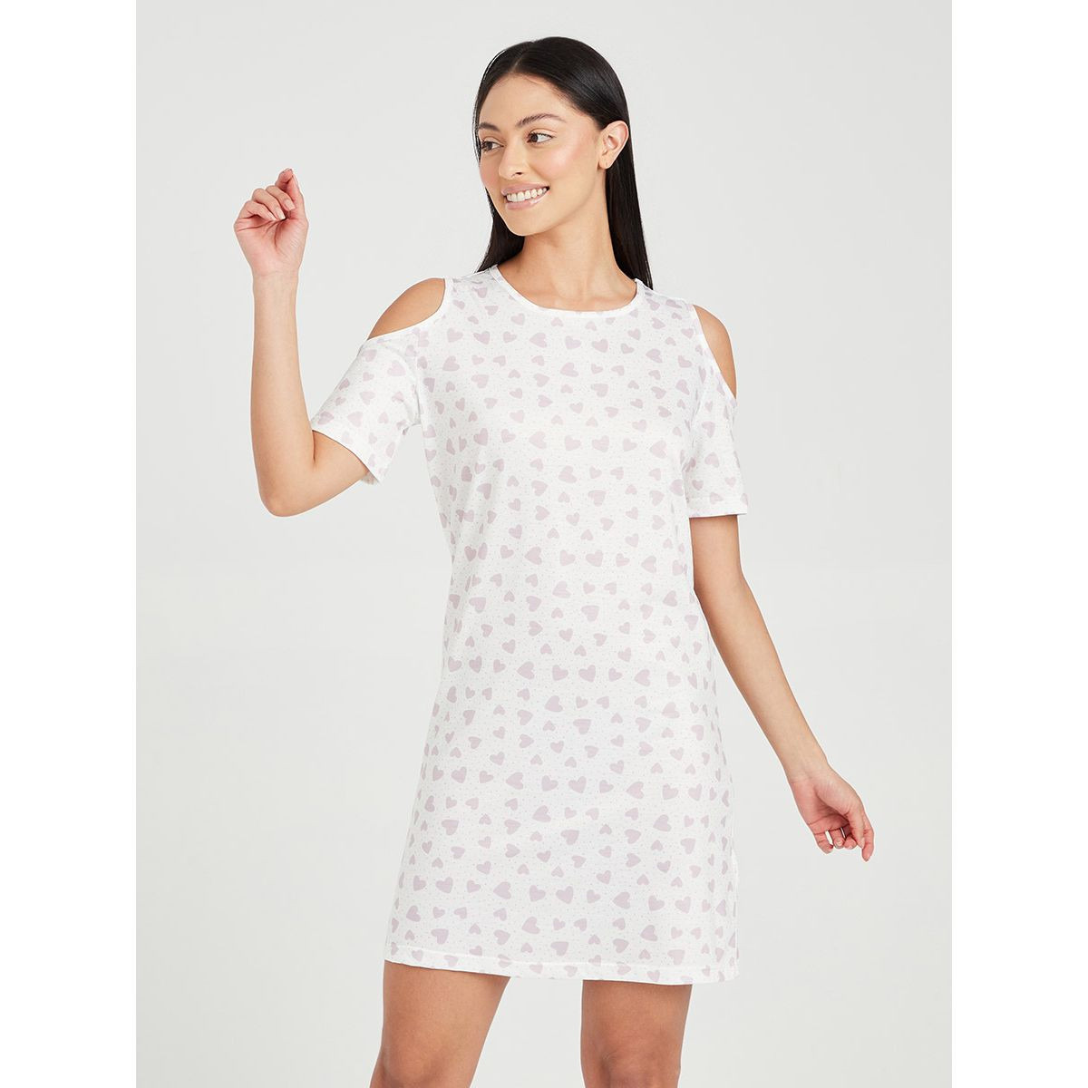 فستان بأكتاف مكشوفة من ستايلي-women-clothing-nightwear-nighties-image-1