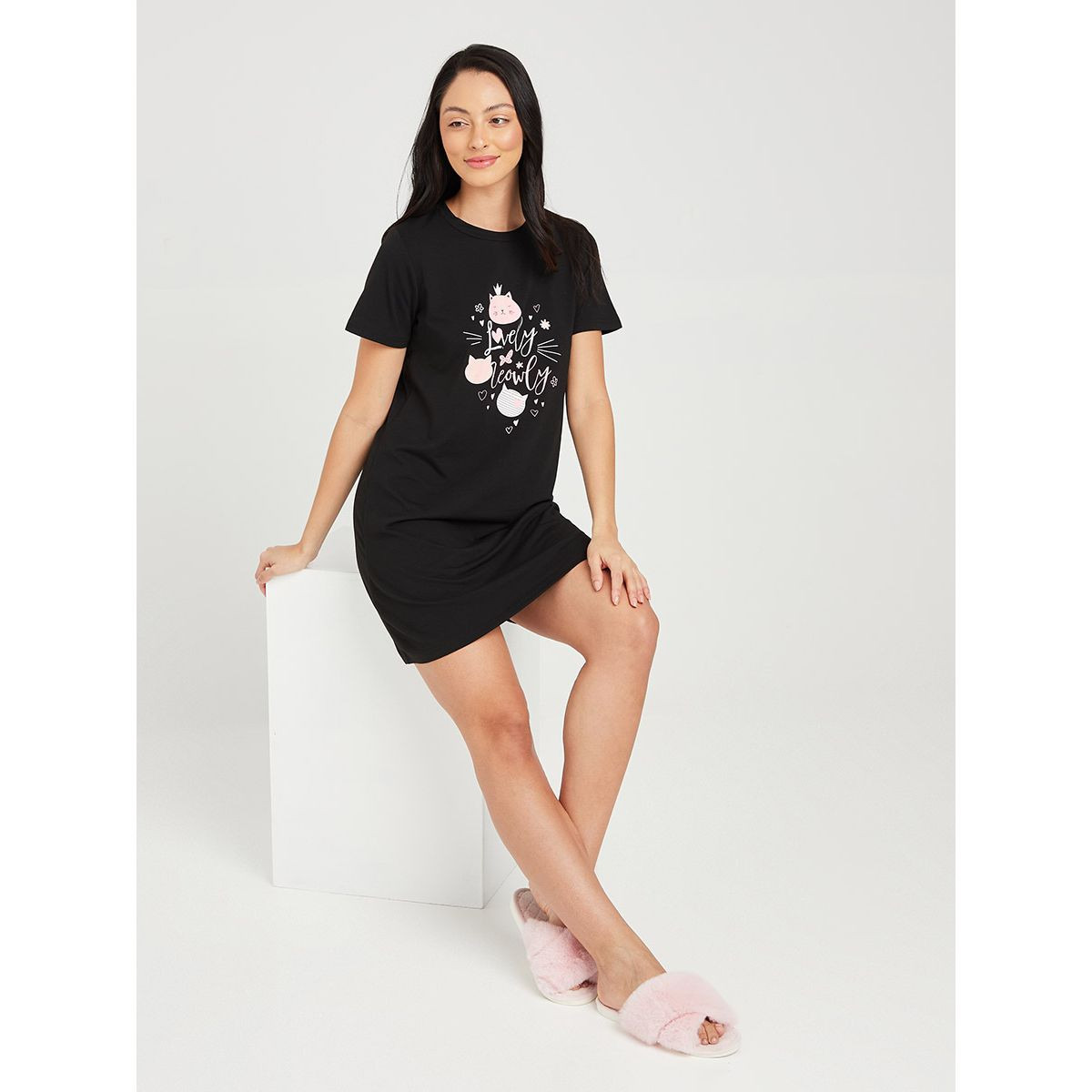 مجموعة من 2 فستان مطبع من ستايلي-women-clothing-nightwear-nighties-image-5