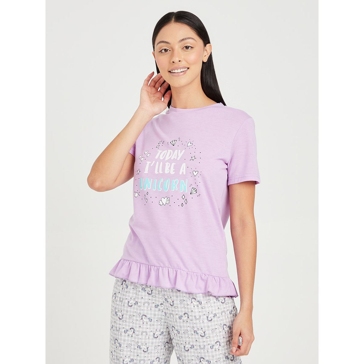 طقم بيجاما ( تيشيرت + بنطال ) من ستايلي-women-clothing-nightwear-pyjamas-longsets-image-6