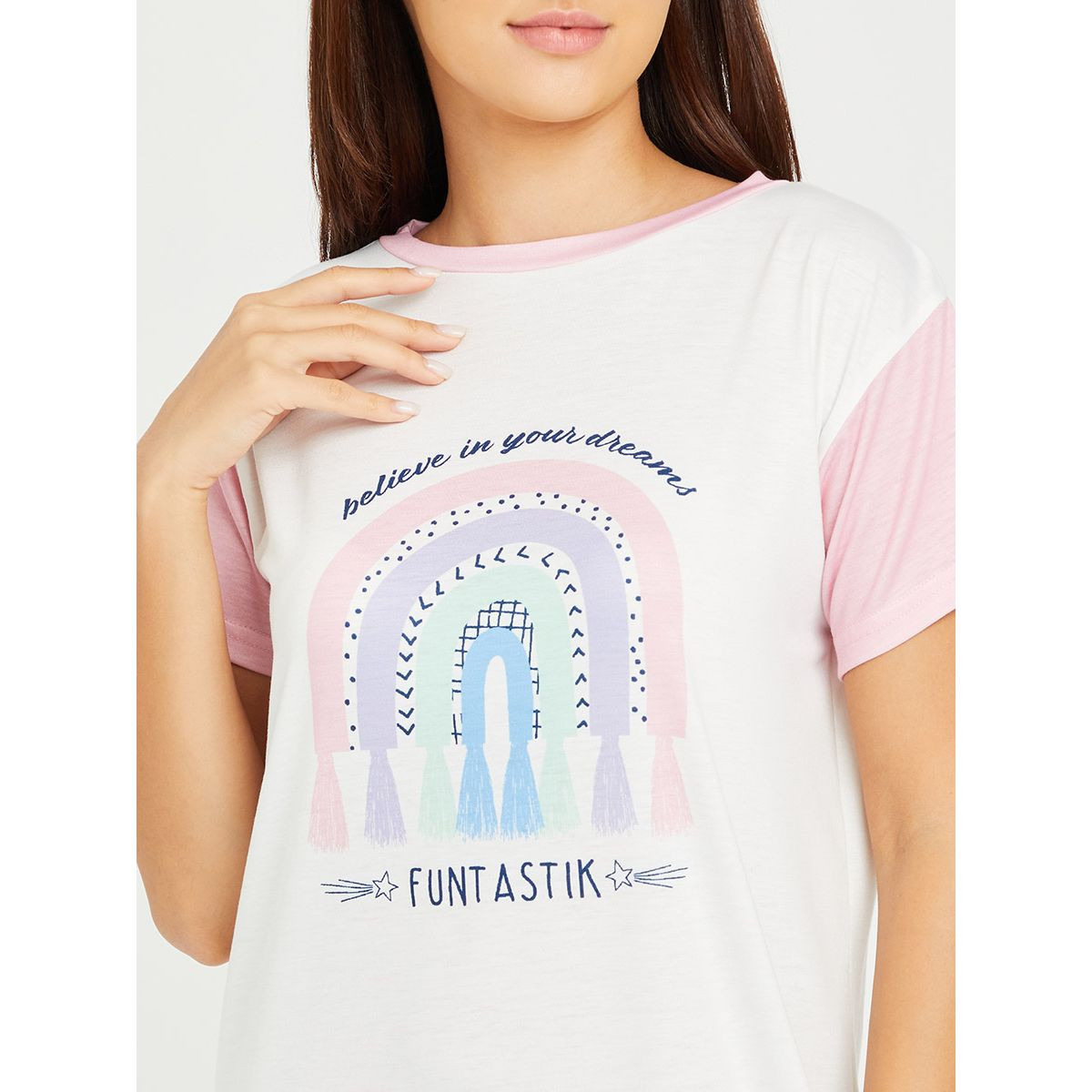 فستان باكمام قصيرة من ستايلي-women-clothing-nightwear-nighties-image-3