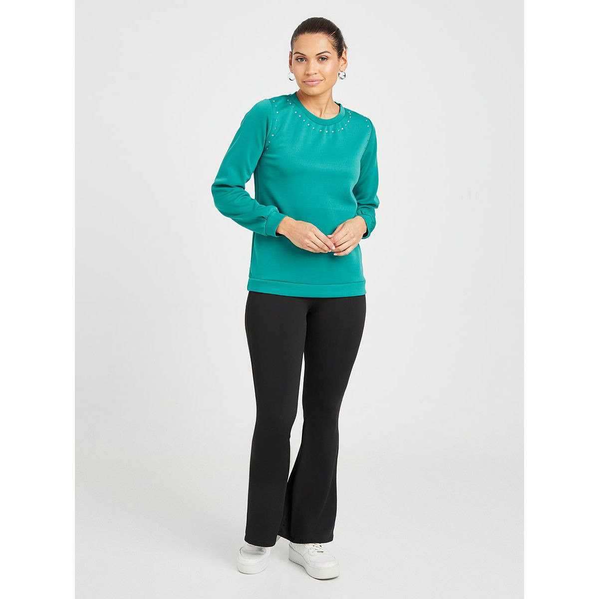 سويت شيرت باكمام طويلة من ستايلي-women-clothing-hoodiesandsweatshirts-sweatshirts-image-2