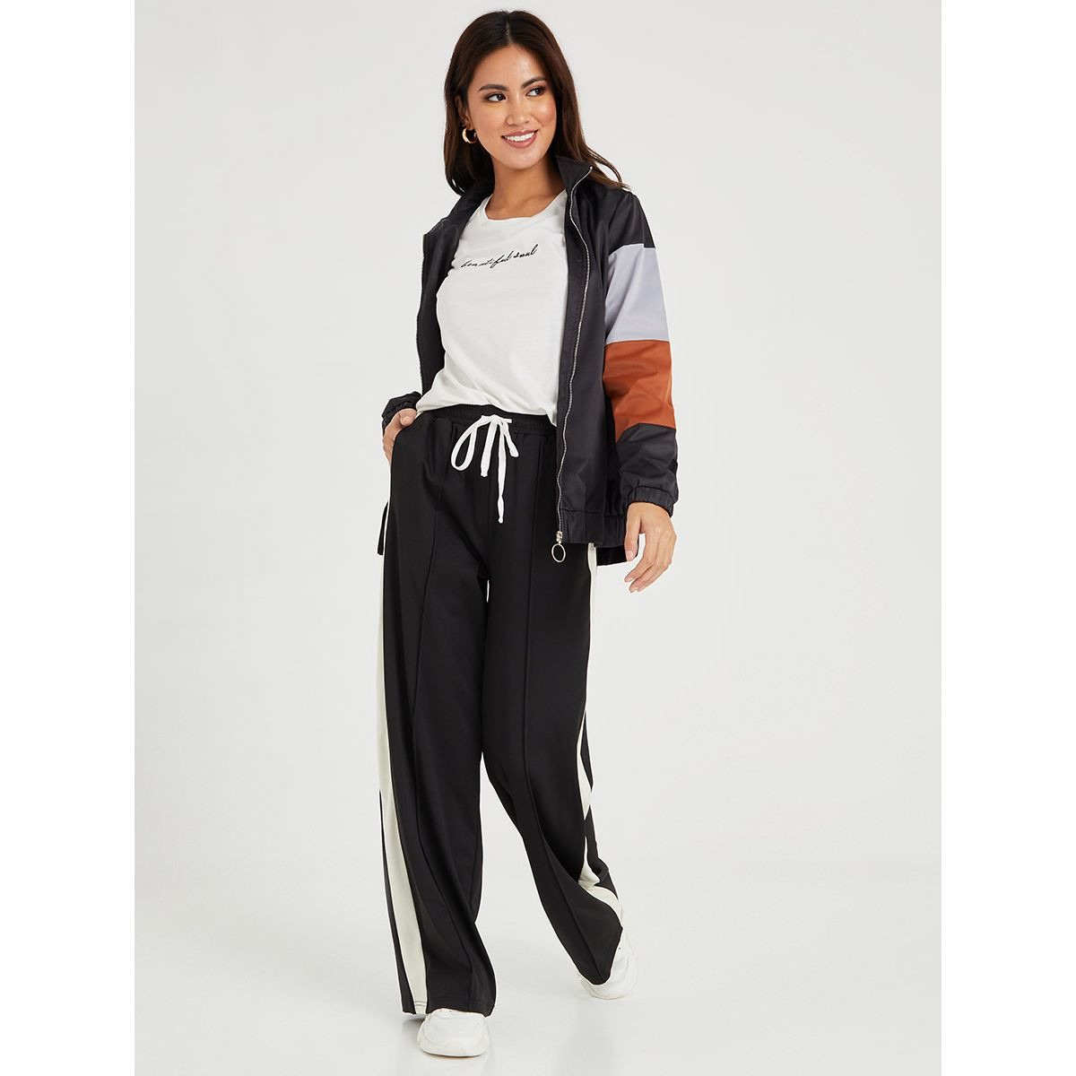 Styli Colorblock Regular Length Jacket-women-clothing-coatsandjackets-jackets-image-2