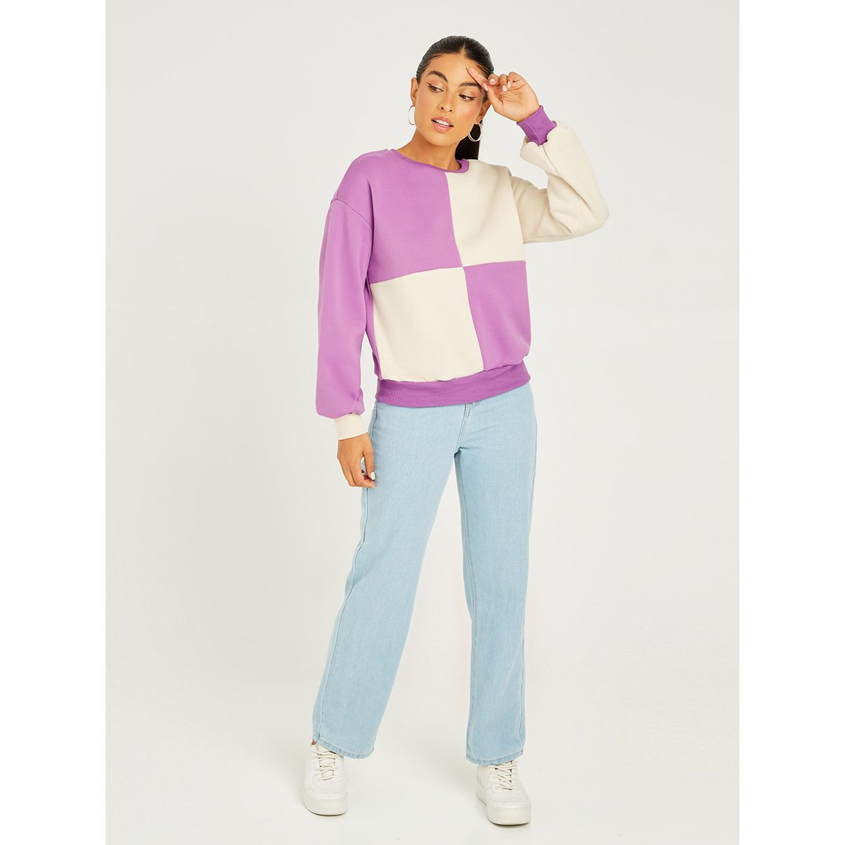 سويت شيرت باكمام طويلة من ستايلي-women-clothing-hoodiesandsweatshirts-sweatshirts-image-2