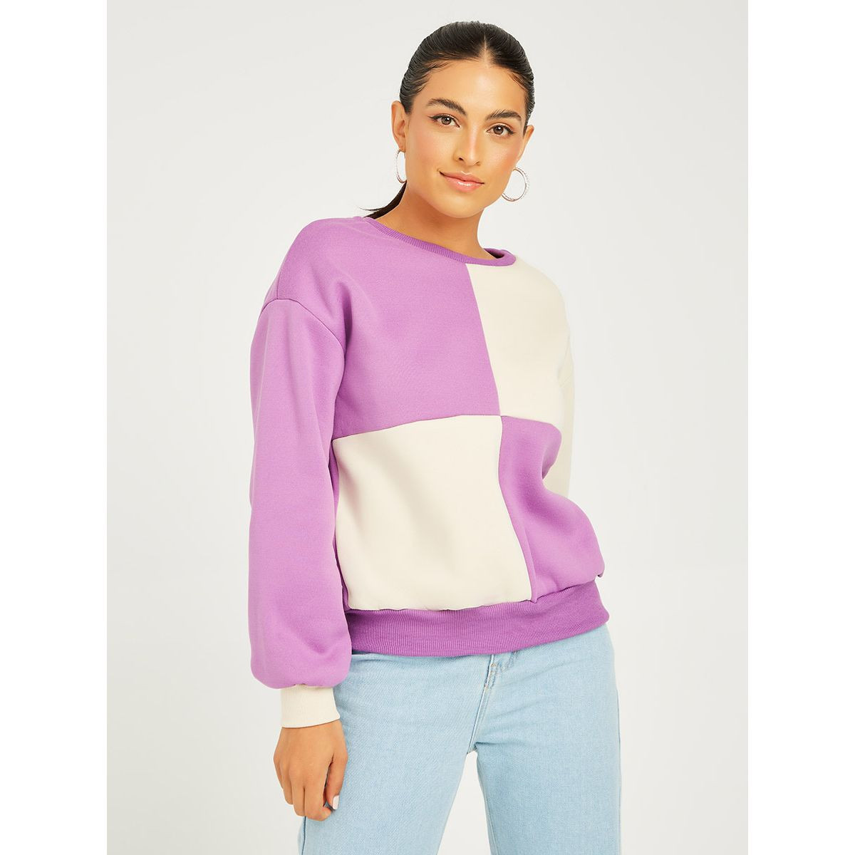 سويت شيرت باكمام طويلة من ستايلي-women-clothing-hoodiesandsweatshirts-sweatshirts-image-3