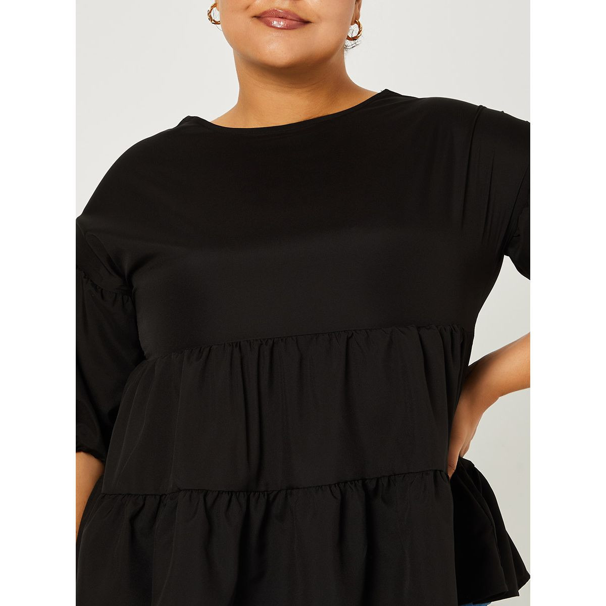 بلوزة باكمام قصيرة من ستايلي-women-clothing-shirtsandblouses-blouses-image-3