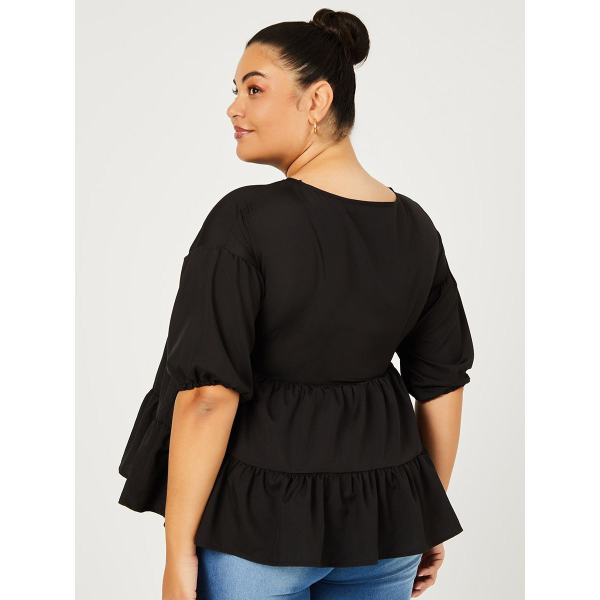 بلوزة باكمام قصيرة من ستايلي-women-clothing-shirtsandblouses-blouses-image-4