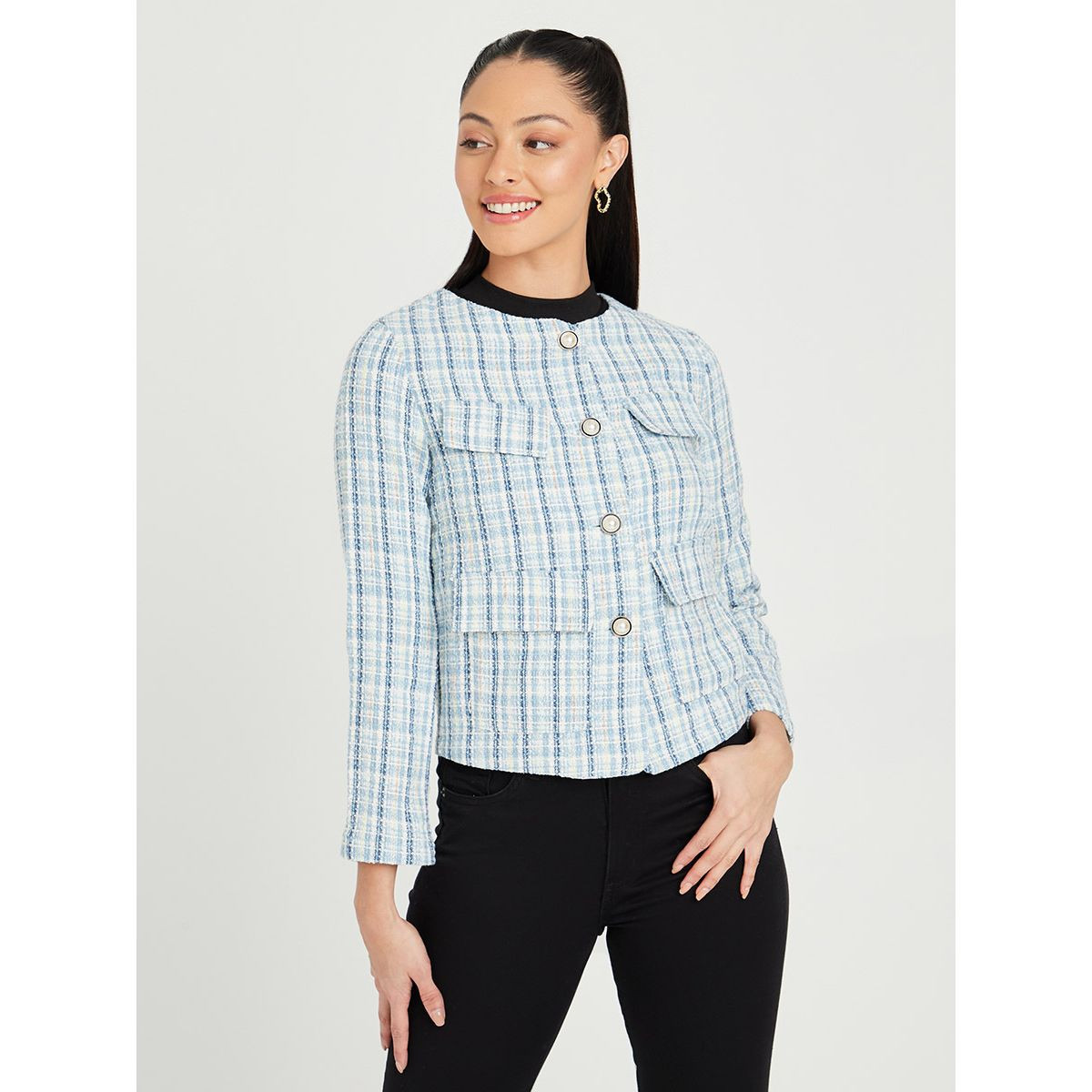 جاكيت قصير مزين بجيوب من ستايلي-women-clothing-coatsandjackets-jackets-image-1