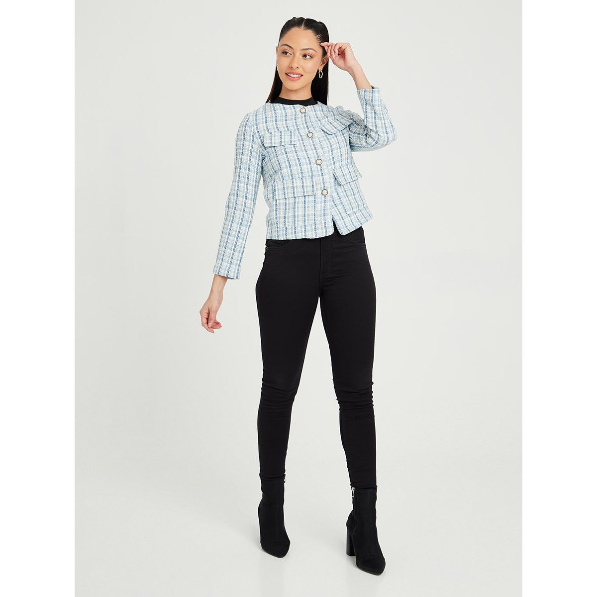 جاكيت قصير مزين بجيوب من ستايلي-women-clothing-coatsandjackets-jackets-image-2
