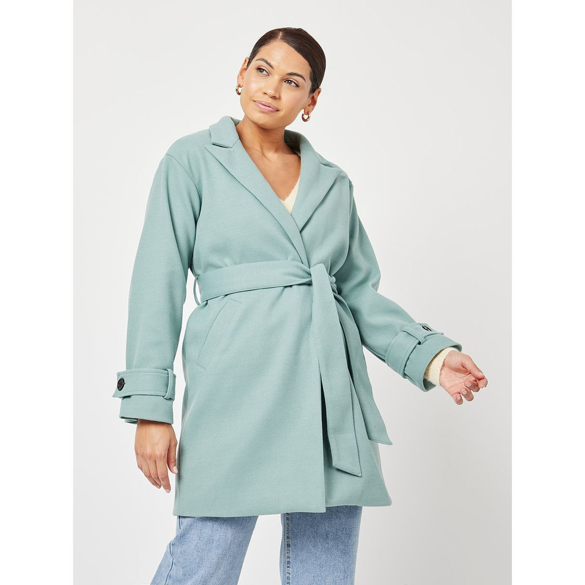 معطف بأربطة خصر من ستايلي-women-winterwear-coatsandjackets-jackets-image-1